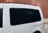 Volkswagen Caddy 2004–2010 Takalasien kehyslistat (12 kpl, ruostumaton teräs) kuva 1