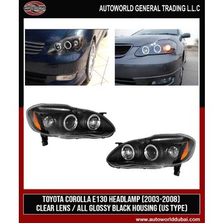 Ajovalot (2 kpl, LED) Toyota Corolla 2002–2007
