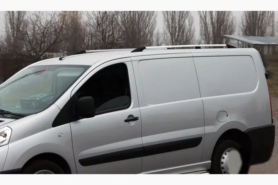Fiat Scudo 2007–2015 Kromatut kattokaiteet Image