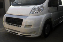 Citroen Jumper 2007–2025 Etupuskurin lipspoileri 2006-2013 (kapea, maalattava) kuva 1