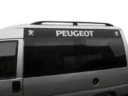 Citroen Jumpy 1996–2007 Mustat kattokaiteet Lyhyt akseliväli, muovijalat kuva 1