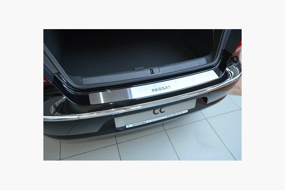 Volkswagen Passat CC 2008–2017 Takapuskurin suojalista Natanika (ruostumaton teräs) Image