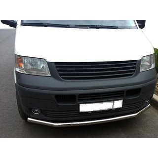 Yksiputkinen keulasuoja (ruostumaton teräs) Volkswagen T5 Transporter 2003–2010 kuva 2