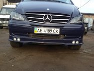 Mercedes Vito W639 2004–2014 Etupuskurin lippa, 4 ajovalolle (maalattavaksi) kuva 3