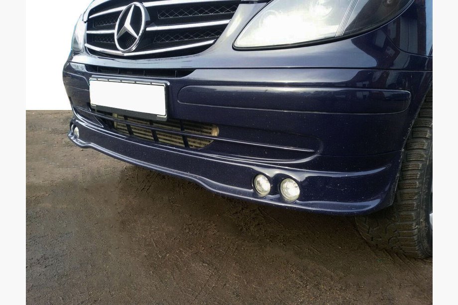 Mercedes Vito W639 2004–2014 Etupuskurin lippa, 4 ajovalolle (maalattavaksi) Image