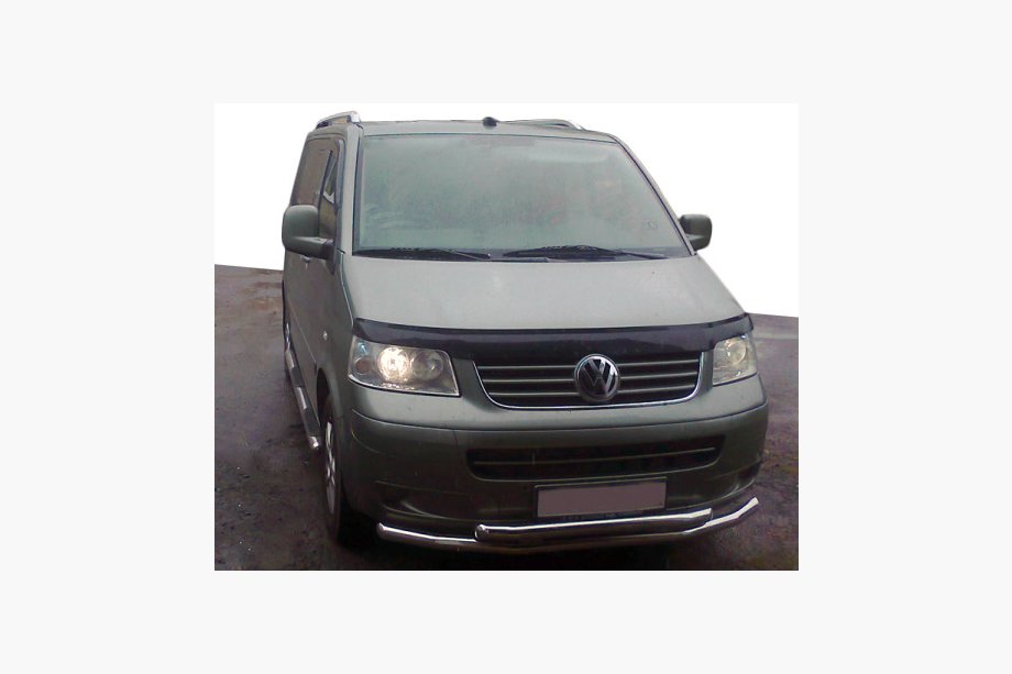 Volkswagen T5 Multivan 2003–2010 Tuplakeulasuoja 60/48 mm (ruostumaton teräs) Image