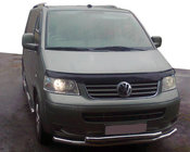 Volkswagen T5 Multivan 2003–2010 Tuplakeulasuoja 60/48 mm (ruostumaton teräs) kuva 1