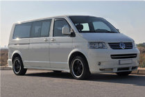 Volkswagen T5 Transporter 2003–2010 Täydellinen ikkunoiden kehyslistasarja (14 osaa, ruostumaton teräs) 2 sivuovea, pitkä akseliväli kuva 6