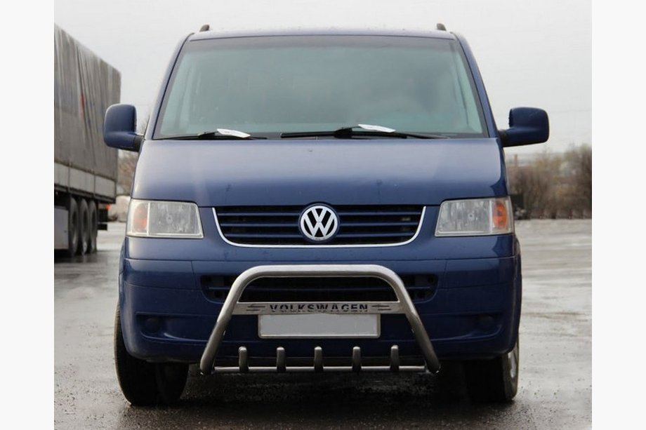 Volkswagen T5 Multivan 2003–2010 Karjapuskuri WT003 (ruostumaton teräs) 51 mm, ilman tekstiä Image