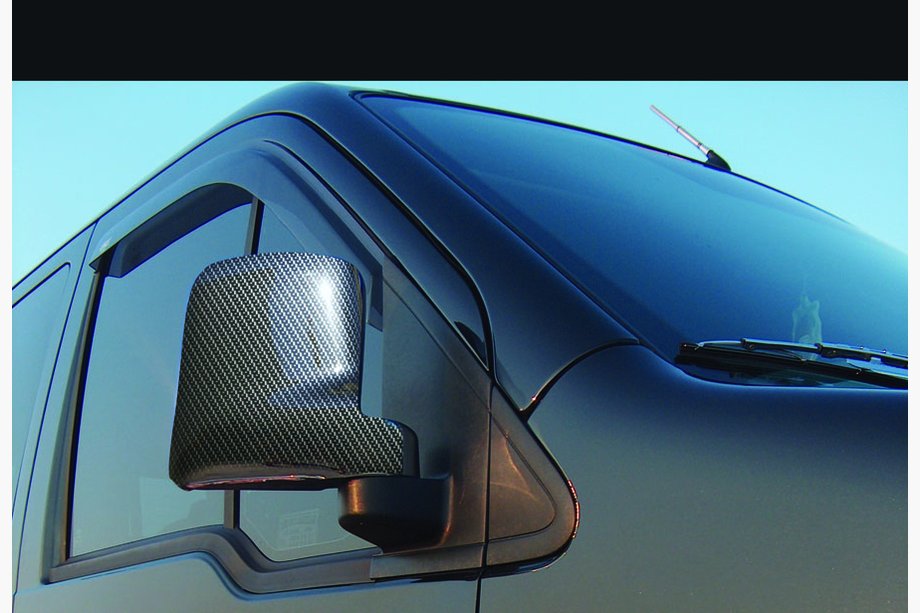 Ford Connect 2002–2006 Peilinkuoret Carbon (2 kpl, muovi) Image