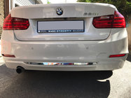 BMW 3-sarja F30/F31 2012–2019 Takapuskurin suojalista (ruostumaton teräs) kuva 1