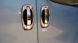 Citroen Nemo 2007–2017 Kromiset ovenkahvan suojat ja kehykset (8 kpl, RST) Carmos - turkkilainen teräs kuva 6