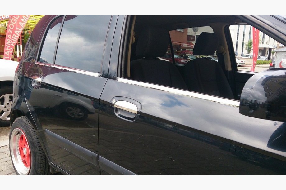 Hyundai Getz 2002– Ulkoiset ikkunalistat (6 kpl, ruostumaton teräs) OmsaLine – italialainen ruostumaton teräs Image