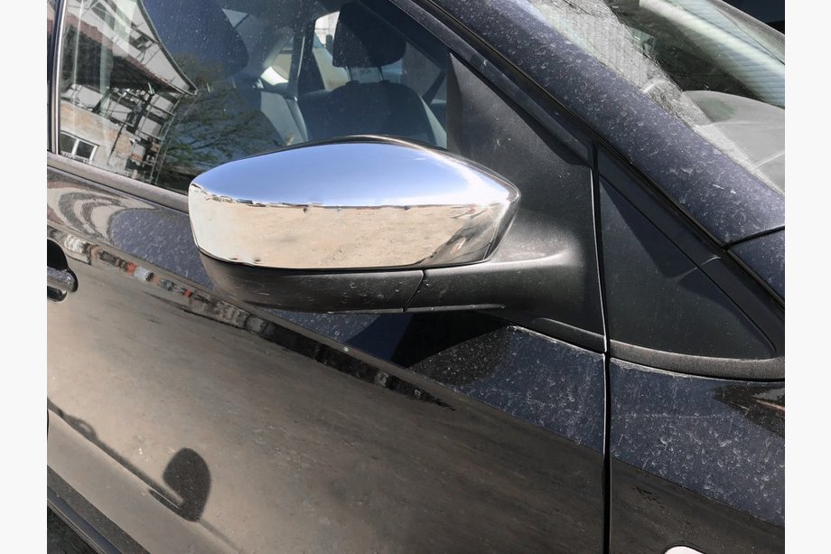 Skoda Fabia 2014–2021 Peilikuoret ilman vilkun aukkoa (2 kpl, ruostumaton teräs) Image