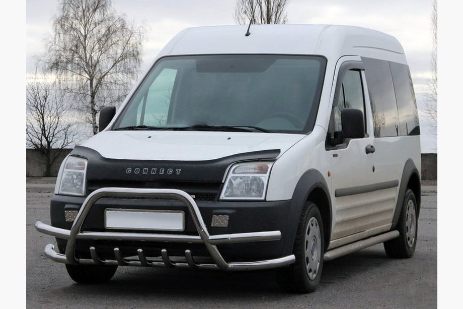 Ford Connect 2010–2013 Kaksiputkinen keulaputki WT003-Plus-2 (ruostumaton teräs) Image