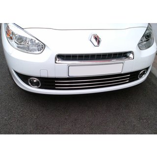 Puskurin säleikön listat (2009-2013, ruostumaton teräs) Renault Fluence 2009–2016 kuva 1