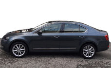 Skoda Octavia III A7 2013–2019 Täydellinen ikkunalistojen sarja (10 kpl, ruostumaton teräs) kuva 1