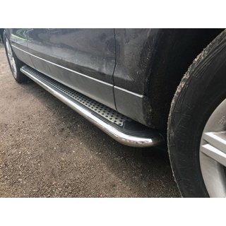Maydos V2 sivuportaat (2 kpl, alumiini ↗ ruostumaton teräs) Audi Q7 2005–2015 kuva 1