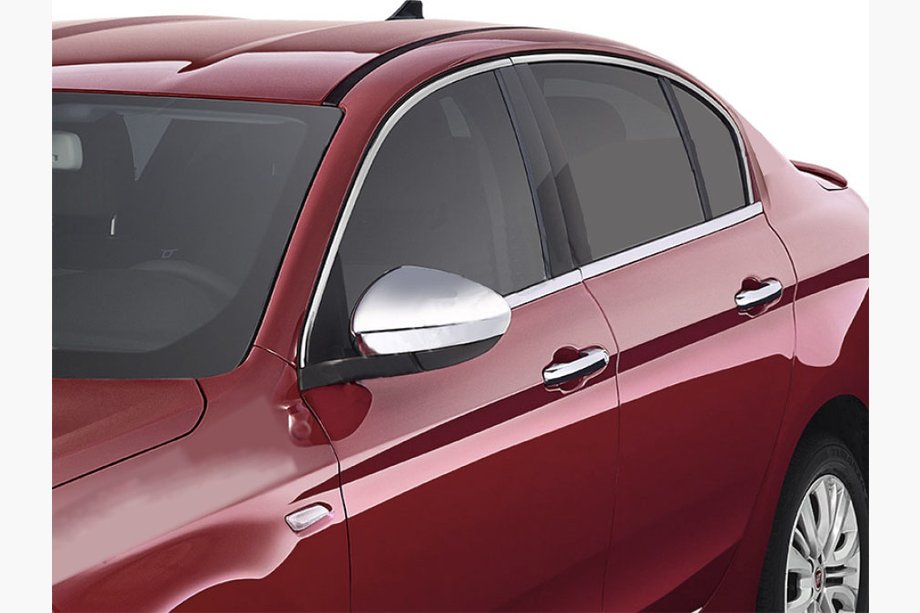 Fiat Tipo 2016– Ikkunoiden täydellinen kehyslista (ruostumaton teräs) Image