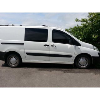Sivusuojaputket (2 kpl, ruostumaton teräs) Citroen Jumpy 2007–2017 kuva 1
