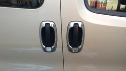 Fiat Doblo II 2010–2022 Ovenkahvojen kehyslistat (4 kpl, ruostumaton teräs) OmsaLine – italialainen ruostumaton teräs kuva 9