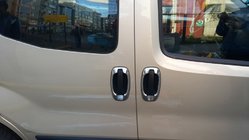 Fiat Doblo II 2010–2022 Ovenkahvojen kehyslistat (4 kpl, ruostumaton teräs) OmsaLine – italialainen ruostumaton teräs kuva 10