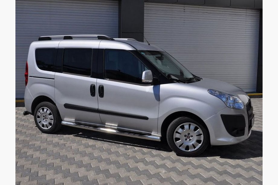 Fiat Doblo II 2010–2022 Sivuputket (2 kpl, RST) 70 mm, Maxi-alusta Kuva 5