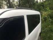 Opel Combo 2012–2018 Mustat kattokaiteet Lyhyt, valurautaiset jalat kuva 4