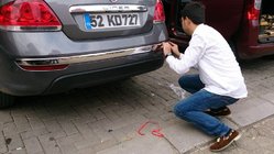 Fiat Linea 2006–2018 Takapuskurin takareunan suojalistat (2012↗, ruostumaton teräs, 3 kpl) kuva 3