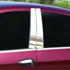 Fiat Linea 2006–2018 Ovipilarilistat (6 kpl, ruostumaton teräs) kuva 1