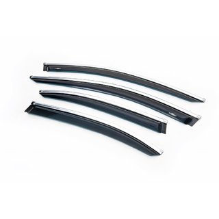 Tuuliohjaimet kromilistalla SD (4 kpl, HIC) Mercedes E-сlass W213 2016–2023 kuva 1