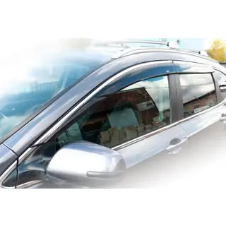 Sivulasien tuuliohjaimet kromilistalla (4 kpl, HIC) Honda CR-V 2017–2022 kuva 1