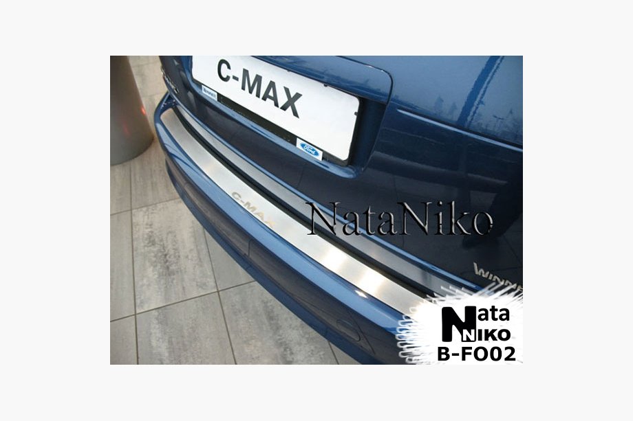 Ford C-Max/Grand C-Max 2010–2019 Takapuskurin suojalista Nataniko (ruostumaton teräs) Image