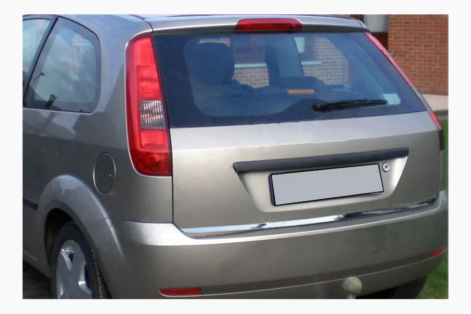 Ford Fiesta 2002–2008 Takaluukun kannen reunalista (ruostumaton teräs) Image