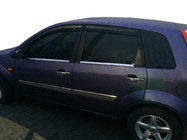 Ford Fiesta 2002–2008 Ikkunoiden ulkolistat (4 kpl, ruostumaton teräs) Carmos - turkkilainen teräs kuva 3