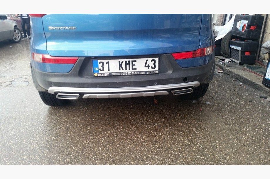 Kia Sportage 2010–2015 Takadiffuusorin lisäosa Niken V1 (muovi) Kuva 4