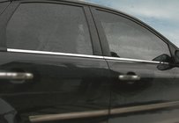 Ford Focus II 2008–2011 Ikkunoiden ulkoreunalistat (4 kpl, ruostumaton teräs) kuva 2