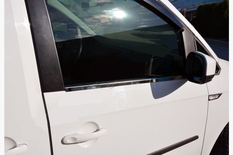 Volkswagen Caddy 2015–2020 Ikkunalistat (2 kpl, ruostumaton teräs) Image