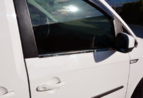 Volkswagen Caddy 2015–2020 Ikkunalistat (2 kpl, ruostumaton teräs) kuva 1