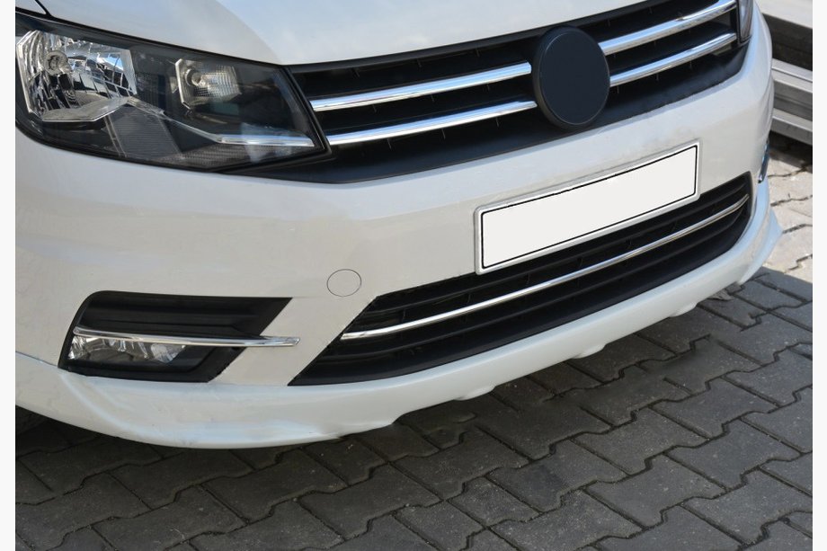Volkswagen Caddy 2015–2020 Puskurin suojalistat (3 kpl, ruostumaton teräs) Image