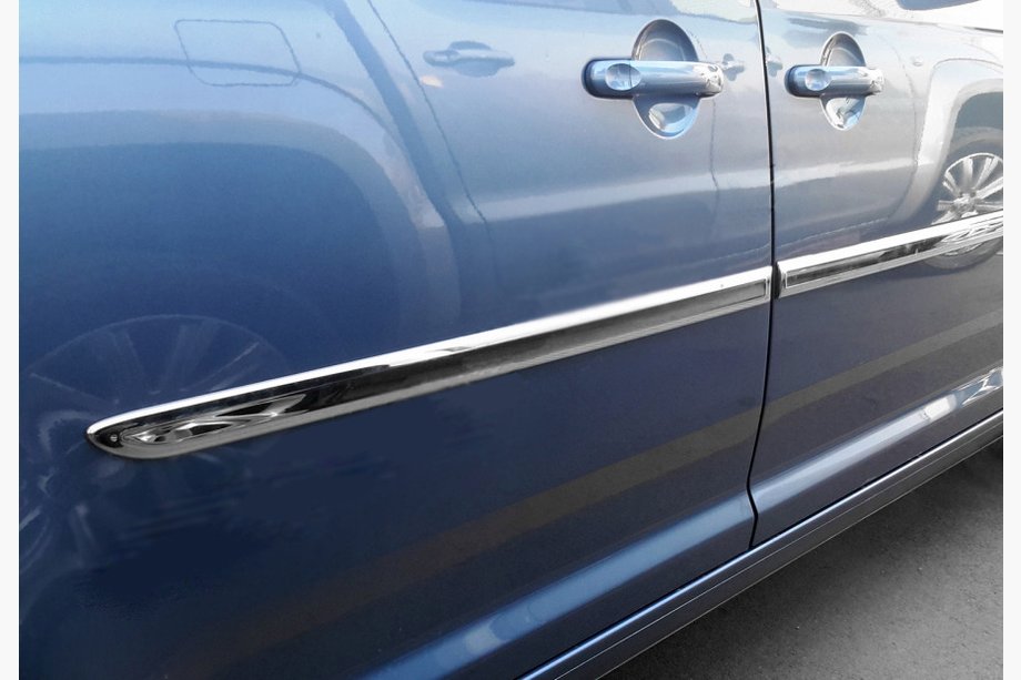 Volkswagen Caddy 2015–2020 Kromilistojen suojakuoret (lyhyt akseliväli, 4 kpl, ruostumaton teräs) Image