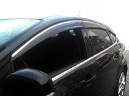 Ford Focus III 2011–2017 Ikkunatuuliohjaimet kromilistalla (6 kpl, Sunflex) Sedan kuva 1