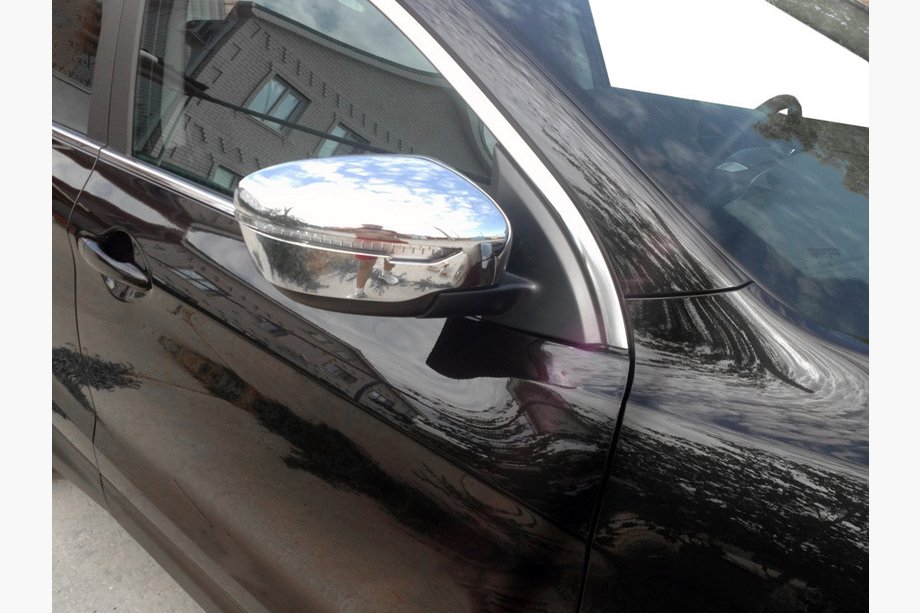 Nissan Qashqai 2014–2021 Kromatut peilinkuoret (2 kpl, muovi) Image