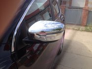 Nissan Qashqai 2014–2021 Kromatut peilinkuoret (2 kpl, muovi) kuva 2