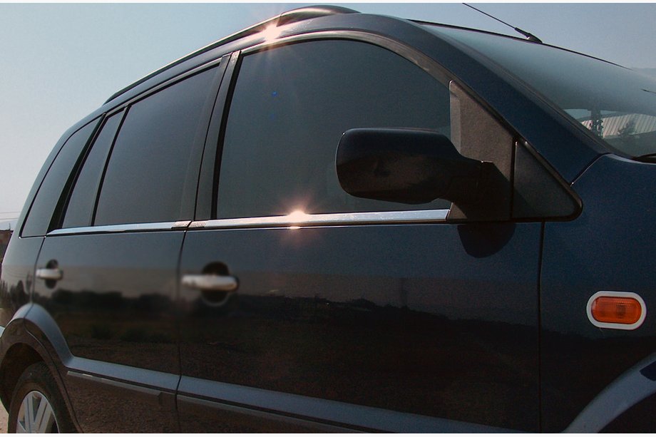 Ford Fusion 2002–2012 Ulkoiset ikkunalistat (4 kpl, ruostumaton teräs) OmsaLine – italialainen ruostumaton teräs Image