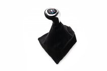 BMW 5-sarja F10/F11 2010–2016 Vaihdekepin nuppi ja suojapussi (OEM) kuva 1