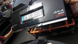 Dodge Nitro 2006–2011 Takalukun reunalista (ruostumaton teräs) kuva 2
