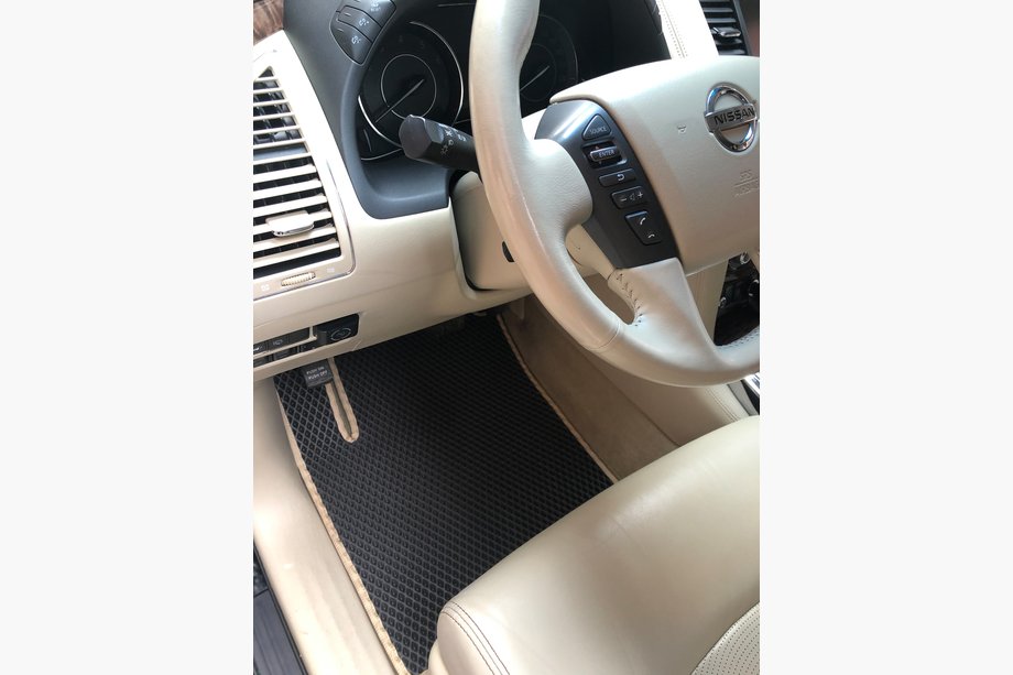 Nissan Armada 2016–2024 Sisätilamatot 3 riviä (EVA, musta) Image