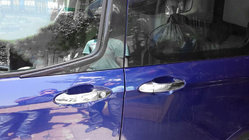Ford Courier 2014–2023 Ovenkahvan suojakuoret (4 kpl, ruostumaton teräs) Carmos - turkkilainen teräs kuva 1