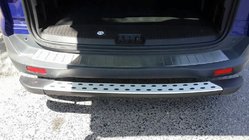 Ford Courier 2014–2023 OmsaLine takapuskurin suojalista (matta, ruostumaton teräs) kuva 3